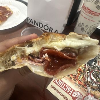The Pizzeria Factory - Meat lovers calzone - Italian Near Me - Winnetka, California
