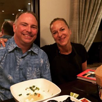 The Perfect Caper - I and Perfect Caper Owner Chef Jeanie Roland. She is very nice. - New American Near Me - Punta Gorda, Florida