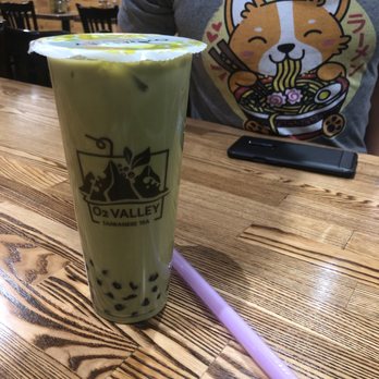 O2 Valley - Matcha milk tea - Bubble Tea Near Me - Cupertino, California O2 Valley - Matcha milk tea - Bubble Tea Near Me - Cupertino, California