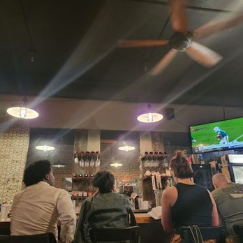 Adamo's - Bar area with a TV - New American Near Me - Sacramento, California