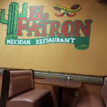 El Patron Mexican Restaurant - two booths and a sign - Mexican Near Me - Fitzgerald, Georgia El Patron Mexican Restaurant - two booths and a sign - Mexican Near Me - Fitzgerald, Georgia