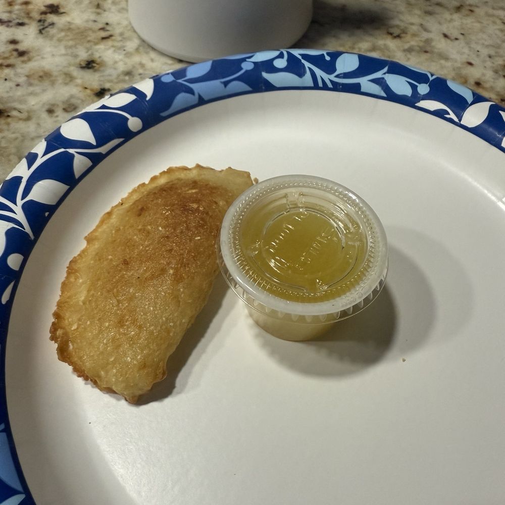 Mechi's - Yuca empanada with beef. - Juice Bars & Smoothies Near Me - Central Valley, New York Mechi's - Yuca empanada with beef. - Juice Bars & Smoothies Near Me - Central Valley, New York