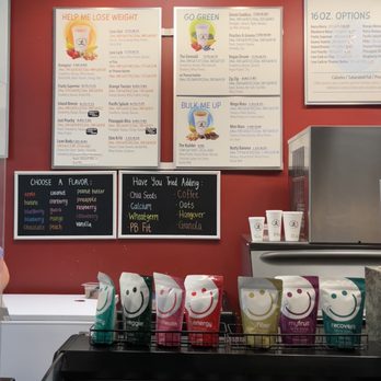 Emerald City Smoothie - Some smoothie options. - Juice Bars & Smoothies Near Me - South Windsor, Connecticut