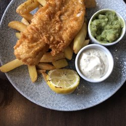 Tower's Restaurant - Fish and Chips £14.50 (£15.73 with service charge)