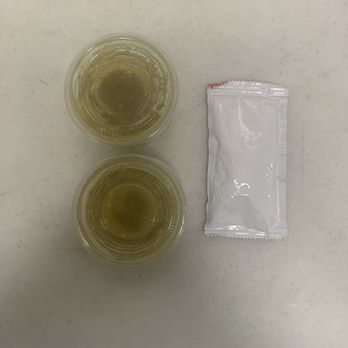 El Caporal - The size and quantity of salsa is a joke. Used the ketchup packet for scale. I received those servings of salsa for two main plates. - Mexican Near Me - Altadena, California