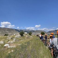 Big Sky Ebike Tours and Rentals - The group rode in an organized train, each of us with radio communication.