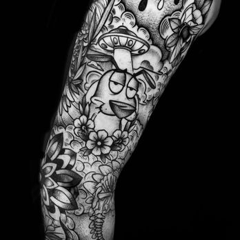 Lucky 13 Tattoo - Sleeve done by Abel - Piercing Near Me - Richmond, Virginia