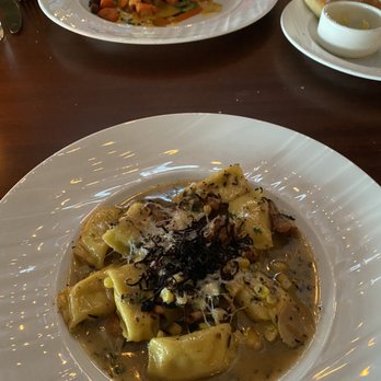 Bettini Restaurant - Corn Agnolotti and Halibut--simply delicious! - New American Near Me - Edgartown, Massachusetts Bettini Restaurant - Corn Agnolotti and Halibut--simply delicious! - New American Near Me - Edgartown, Massachusetts