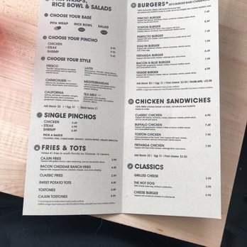 PINCHO - Pincho factory menu - Burgers Near Me - Miami, Florida PINCHO - Pincho factory menu - Burgers Near Me - Miami, Florida
