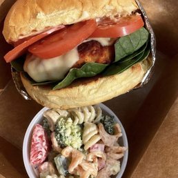 SALMON burger
