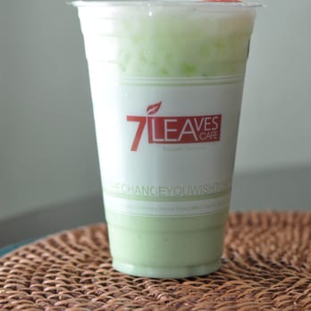 7 Leaves Cafe - Mung Bean Milk Tea - Coffee & Tea Near Me - Cypress, California