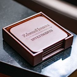 The Elegant Office - Coaster Set