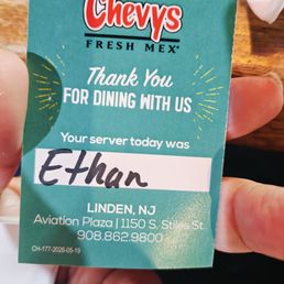 The name of our excellent server. The name of our excellent server.