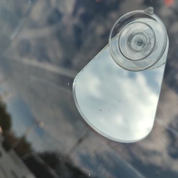 Windshield Resin Solutions - Finished combination rock chip on customers windshield. - Windshield Installation & Repair Near Me Windshield Resin Solutions - Finished combination rock chip on customers windshield. - Windshield Installation & Repair Near Me