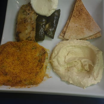 Mary's Place Cafe II - Hubbys vegan combo - Middle Eastern Near Me - Halifax, Nova Scotia