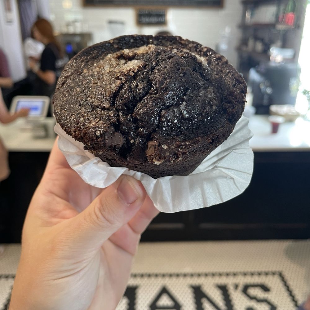 Chocolate muffin was delicious!