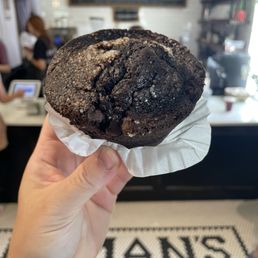 Chocolate muffin was delicious!