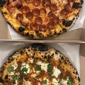 Rosalia Pizza Linden Hills - Pepperoni and Salsiccia Wood Fired Pizzas - Pizza Near Me - Minneapolis, Minnesota