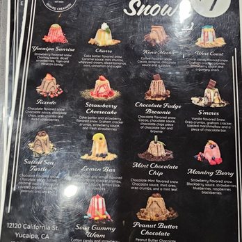 Element Shaved Creamery - Limited but wonderfully loaded menu - Desserts Near Me - Yucaipa, California