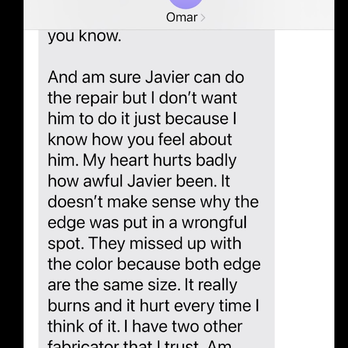 Select Flooring & Remodeling - Omar admitting how his fabricator swapped out and installed the wrong pieces on 2 countertops. Notice how he makes it about him. - Flooring Near Me - Spring, Texas Select Flooring & Remodeling - Omar admitting how his fabricator swapped out and installed the wrong pieces on 2 countertops. Notice how he makes it about him. - Flooring Near Me - Spring, Texas