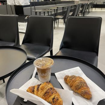 Brandor Coffee - Pistachio croissant & everything bagel croissant - Coffee & Tea Near Me - Toronto, Ontario
