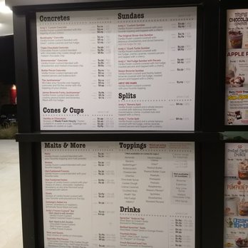 Andy's Frozen Custard - Menu - Ice Cream & Frozen Yogurt Near Me - Keller, Texas Andy's Frozen Custard - Menu - Ice Cream & Frozen Yogurt Near Me - Keller, Texas