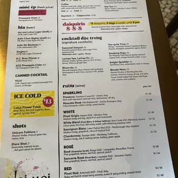 Doi Moi - Menu - Vietnamese Near Me - Washington, DC, District of Columbia