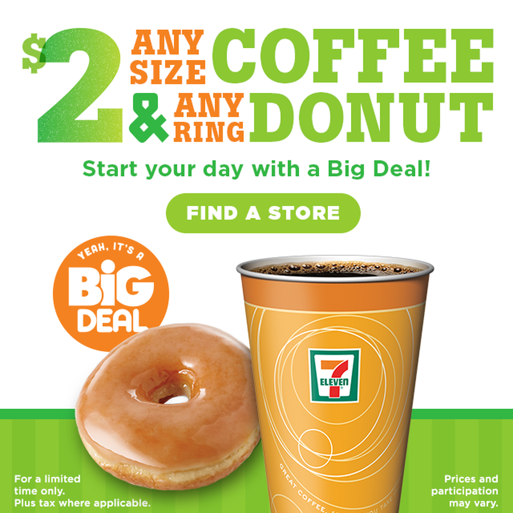 7-Eleven - a dunkin donut and a cup of coffee - Convenience Stores Near Me - Evanston, Illinois 7-Eleven - a dunkin donut and a cup of coffee - Convenience Stores Near Me - Evanston, Illinois