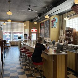 Mullen's Dairy Bar - Stool seating at the counter