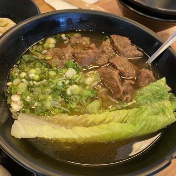 Dough Zone Dumpling House - Midtown - Beef stew noodle soup - Noodles Near Me - Houston, Texas