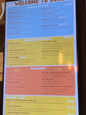 Menu photo 6 Bubz Bremerton, WA