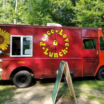 Peace Love & Lunch - a red food truck - Food Trucks Near Me Peace Love & Lunch - a red food truck - Food Trucks Near Me
