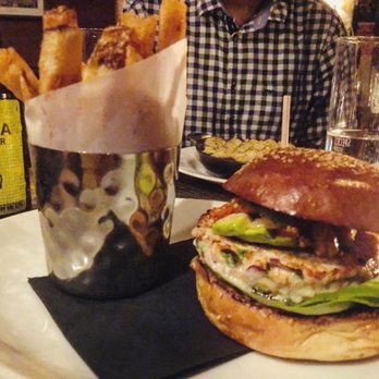 The Shakespeare - Salmon Burger - Pubs Near Me - New York, New York The Shakespeare - Salmon Burger - Pubs Near Me - New York, New York