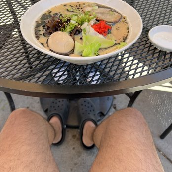 Ryujin Ramen - Outdoor Seating. Enjoying Kuro Black Tonkotsu Ramen - Ramen Near Me - Sacramento, California Ryujin Ramen - Outdoor Seating. Enjoying Kuro Black Tonkotsu Ramen - Ramen Near Me - Sacramento, California