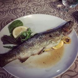 Il Ristorante della Parata - Baked trout raised at the restaurant.