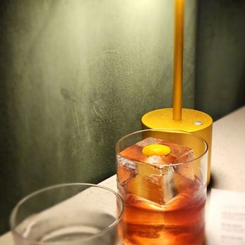 P10NEER - Old Fashioned (also displays water glass and USB cordless table lamp!) - Speakeasies Near Me - Costa Mesa, California P10NEER - Old Fashioned (also displays water glass and USB cordless table lamp!) - Speakeasies Near Me - Costa Mesa, California