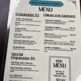 Menu Menu