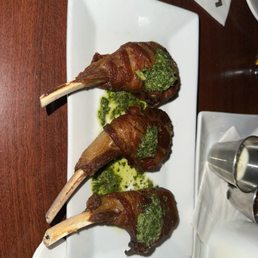 Bacon Wrapped Lamb Chops