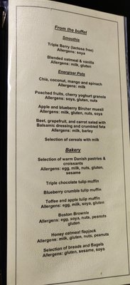 Menu photo 1 United Arrivals Lounge Gt Lon, XGL