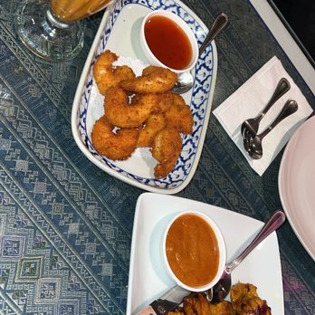 Thai Kitchen - satay chicken  7. Thai Kitchen Shrimp  Thai Iced Tea - Thai Near Me - Union City, California