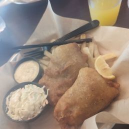 Fish & chips...It tastes better than it looks! Fish & chips...It tastes better than it looks!