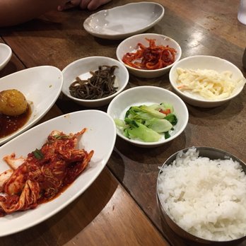 Five Senses - Banchan. Loved the dried spicy squid - Korean Near Me - New York, New York
