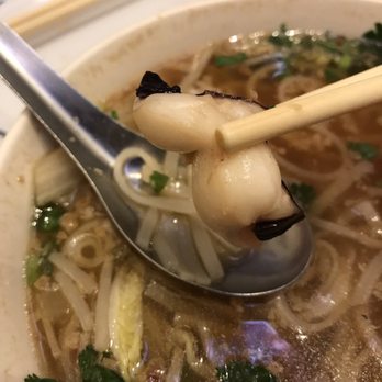 Pho Thai Lao Kitchen - Large pieces of octopus in my Seafood Pho Soup - Thai Near Me - Maywood, New Jersey Pho Thai Lao Kitchen - Large pieces of octopus in my Seafood Pho Soup - Thai Near Me - Maywood, New Jersey