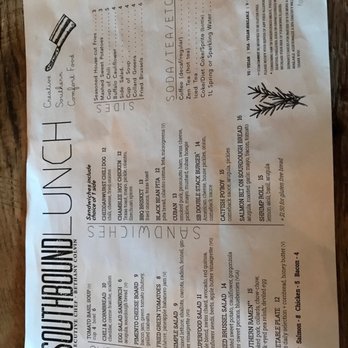 Southbound - Southbound lunch menu - Southern Near Me - Chamblee, Georgia Southbound - Southbound lunch menu - Southern Near Me - Chamblee, Georgia