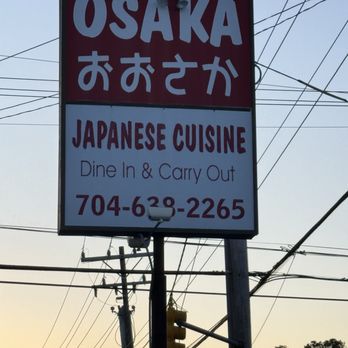 Osaka Japanese Cuisine - Outside - sign - Japanese Near Me - Salisbury, North Carolina Osaka Japanese Cuisine - Outside - sign - Japanese Near Me - Salisbury, North Carolina