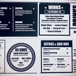191 Smokery - Menu Update 2023