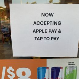 Happy to see they are accepting Apple Pay and Tap