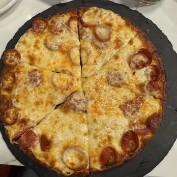 Mary's Pizza and Pasta - Pepperoni & hot honey pizza - Pizza Near Me - Speonk, New York Mary's Pizza and Pasta - Pepperoni & hot honey pizza - Pizza Near Me - Speonk, New York