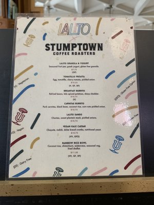 Menu photo 4 Stumptown Coffee Roasters New York, NY