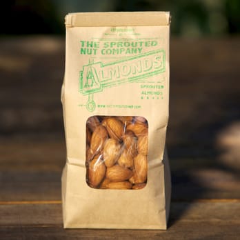 The Sprouted Nut Company - a bag of almonds - Specialty Food Near Me - Los Angeles, California The Sprouted Nut Company - a bag of almonds - Specialty Food Near Me - Los Angeles, California
